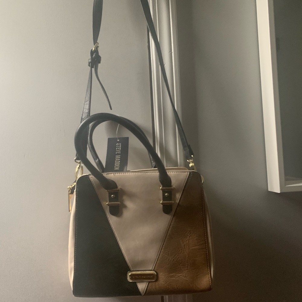 Steve Madden Cream Blala Mint Crossbody